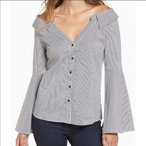 Socialite off the shoulder top